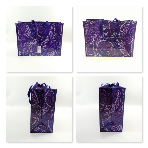 Vera Bradley Beach Towel & Tote Amethyst Paisley - Picture 6 of 8